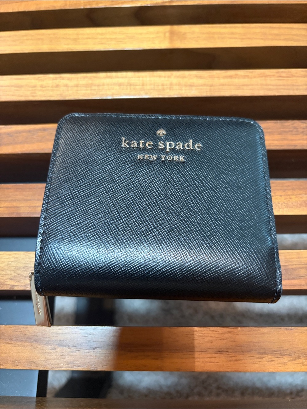 kate spade Black Zip Wallet